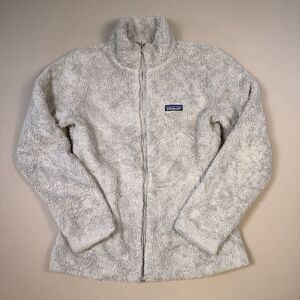 Patagonia Los Gatos Women's Gray Fleece Jacket Full Zip Medium